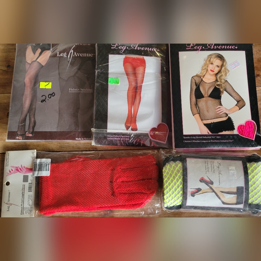 Leg Avenue Assorted Fishnets As Shown